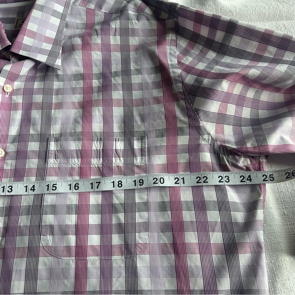 Peter Millar Men’s Plaid Button Down Shirt Size L - Picture 8 of 9
